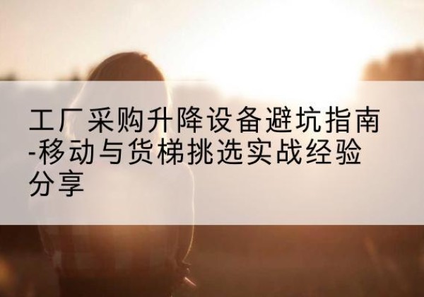 巴塘移动式升降机怎么选-工厂采购升降设备避坑指南-移动与货梯挑选实战经验分享